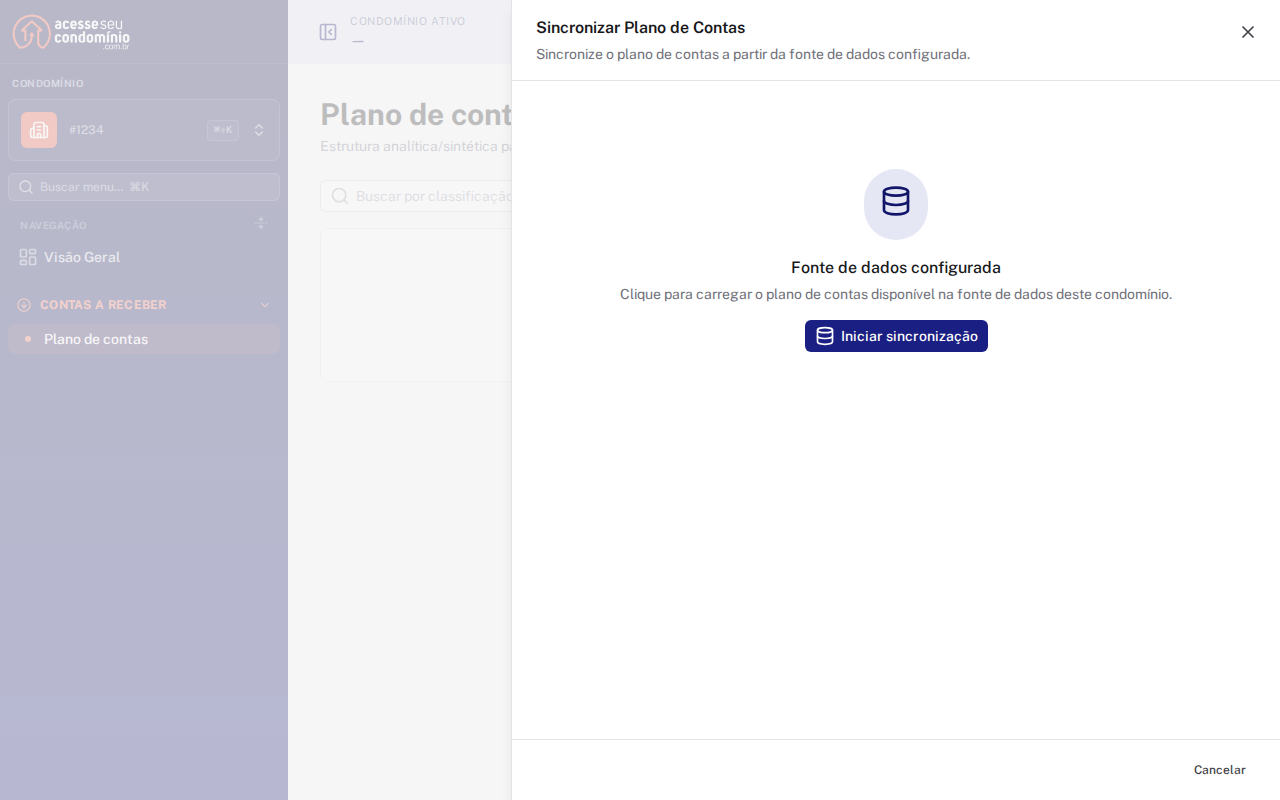 Passo 1 — fonte de dados configurada, pronta para carregar